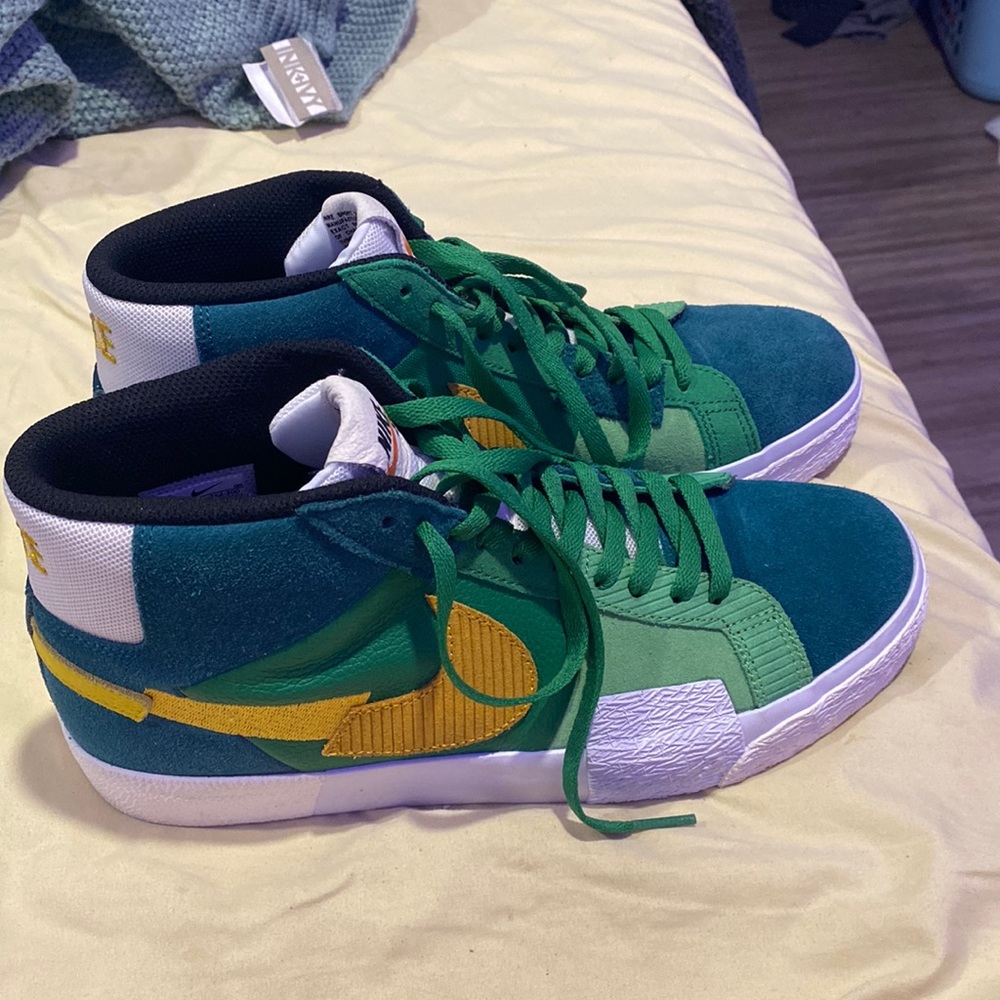 2021 Nike Blazer Mid Premium SB ‘Mosaic Pack - Aloe Verde’